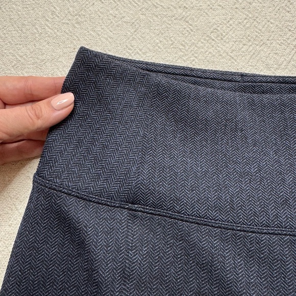 Athleta Delancey Herringbone Blue Tights Leggings L - Picture 6 of 9